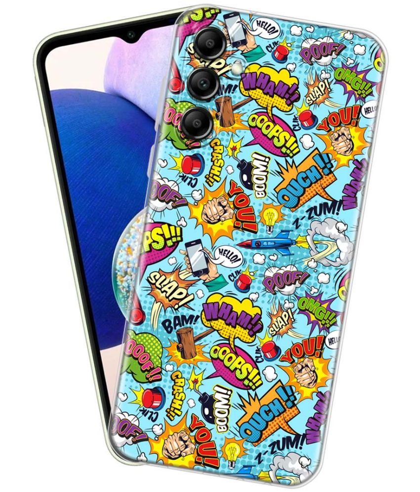     			Fashionury Multicolor Printed Back Cover Silicon Compatible For Samsung Galaxy A14 5G ( Pack of 1 )