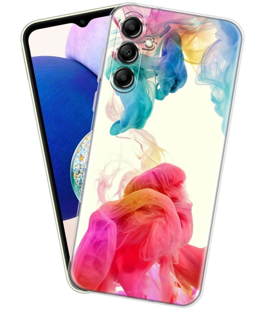     			Fashionury Multicolor Printed Back Cover Silicon Compatible For Samsung Galaxy A14 5G ( Pack of 1 )