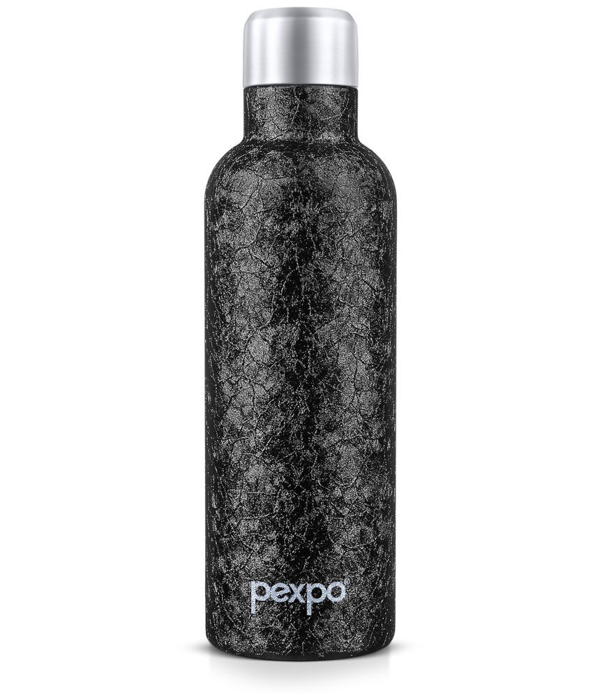     			Pexpo 24Hrs Hot/Cold Black Thermosteel Flask ( 500 ml )