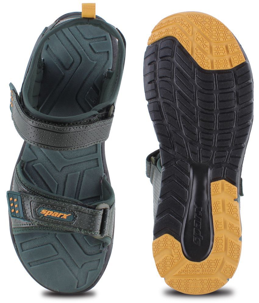     			Sparx - Green Men's Floater Sandals
