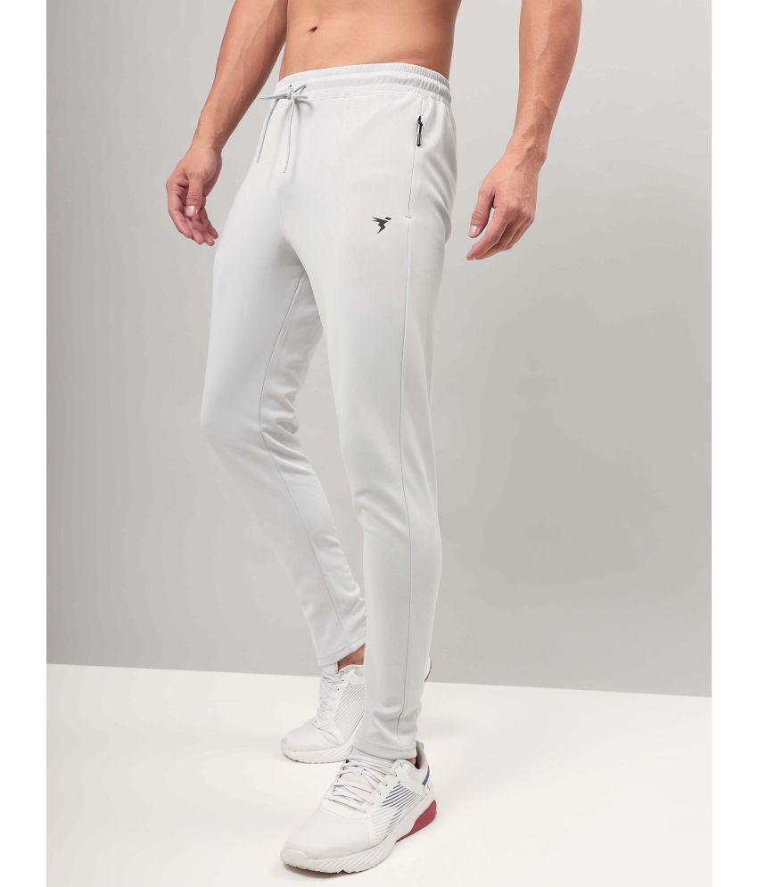     			Technosport Light Grey Polyester Men's Sports Trackpants ( Pack of 1 )