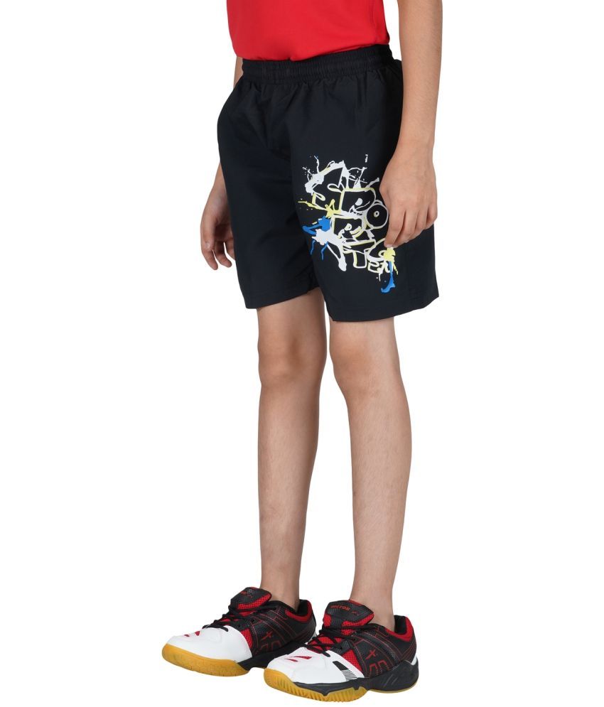     			Vector X Pack of 1 Polyester Shorts For Boys ( Black )