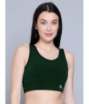 N-Gal Green Polyester Heavily Padded Women's Sports Bra ( Pack of 1 )