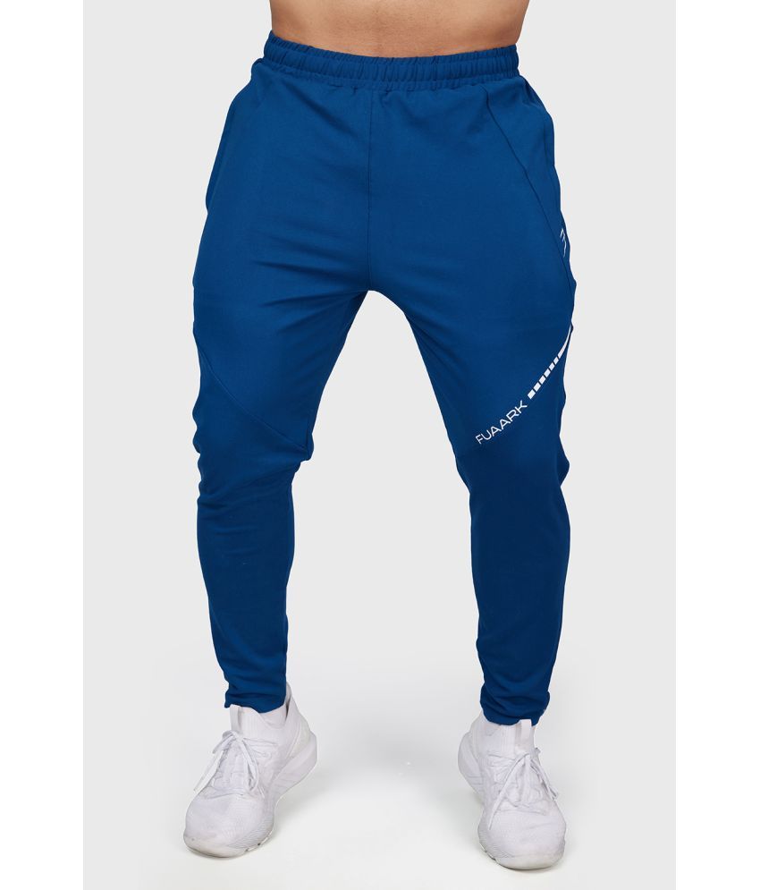     			Fuaark Blue Polyester Men's Sports Trackpants ( Pack of 1 )