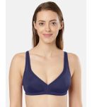 Jockey 1820 Wirefree Non Padded Soft Touch Microfiber Nylon Elastane T-Shirt Bra - Classic Navy