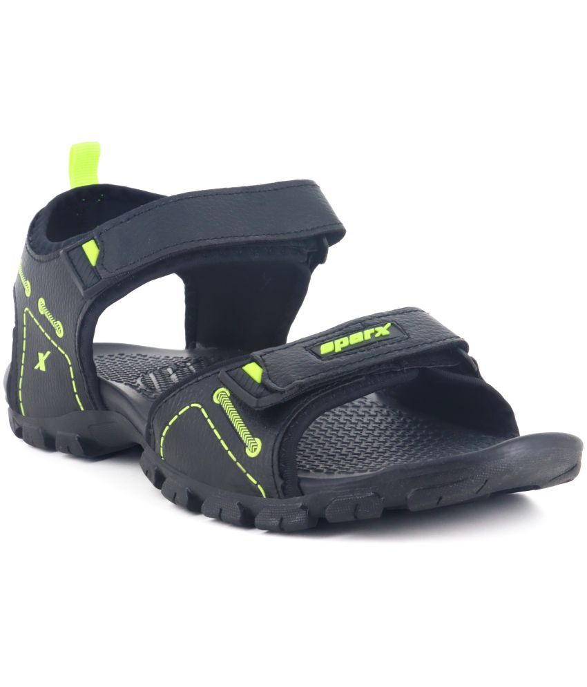     			Sparx - Black Men's Floater Sandals