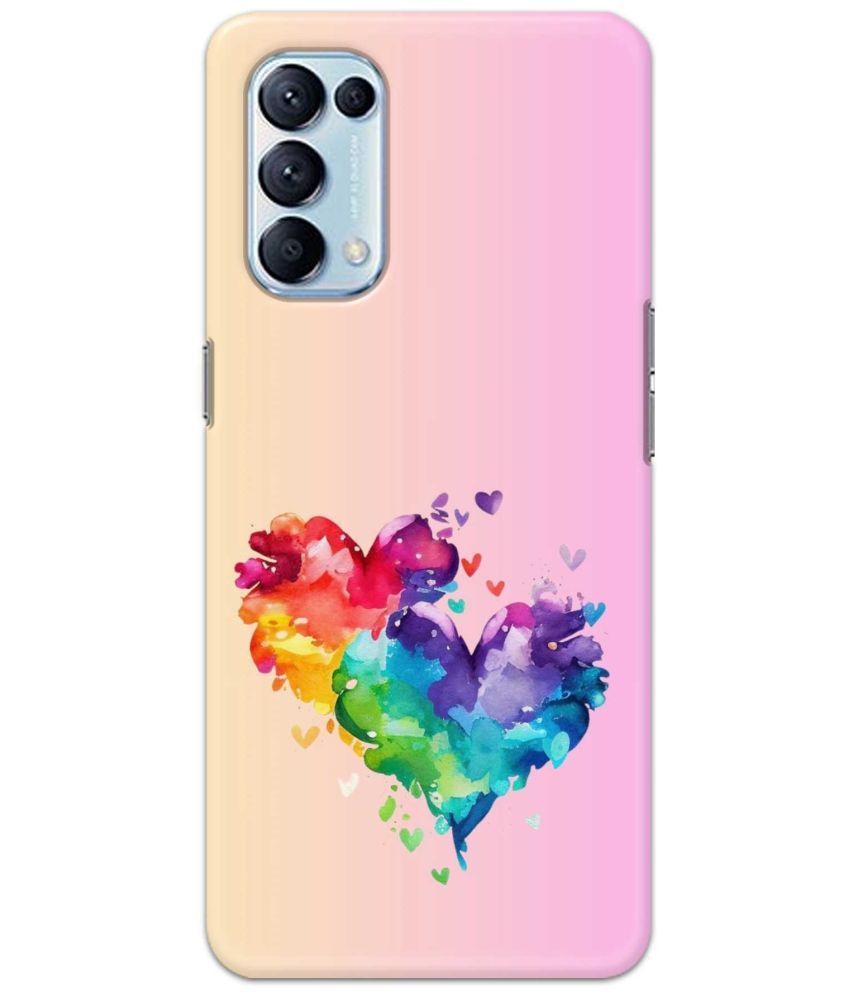     			Tweakymod Multicolor Printed Back Cover Polycarbonate Compatible For oppo reno 5 pro ( Pack of 1 )