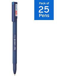 FLAIR Carbonix Blu Ball Pen Sipper Pack |0.7 mm| Low-Viscosity Ink With Smooth Writing Ball Pen (Pack of 25, Blue)