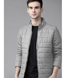 MXN Polyester Men's Puffer Jacket - Grey ( Pack of 1 )