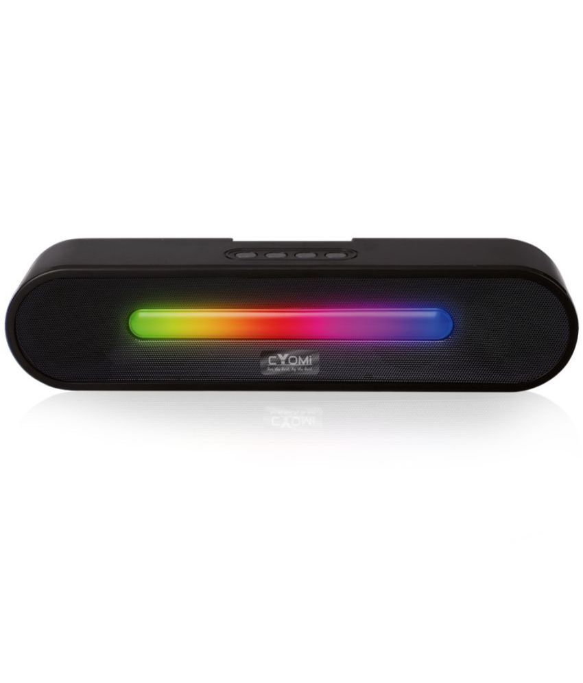     			CYOMI Vibe682 10 W Bluetooth Speaker Bluetooth V 5.1 with USB,SD card Slot Playback Time 8 hrs Black