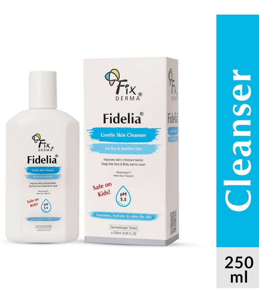     			Fixderma Fideliagentle Skin Cleanser, Face & Body Wash for Dry & Sensitive Skin, 250ml