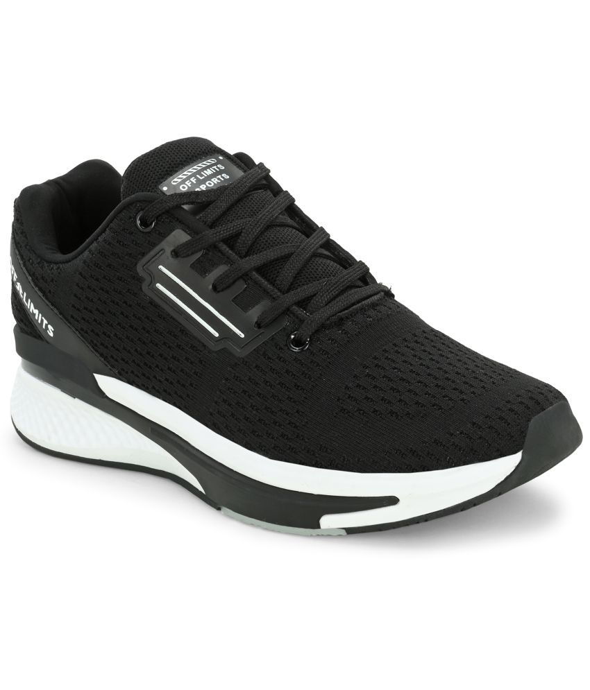     			OFF LIMITS - ETHOS Black Men's Sports Running Shoes