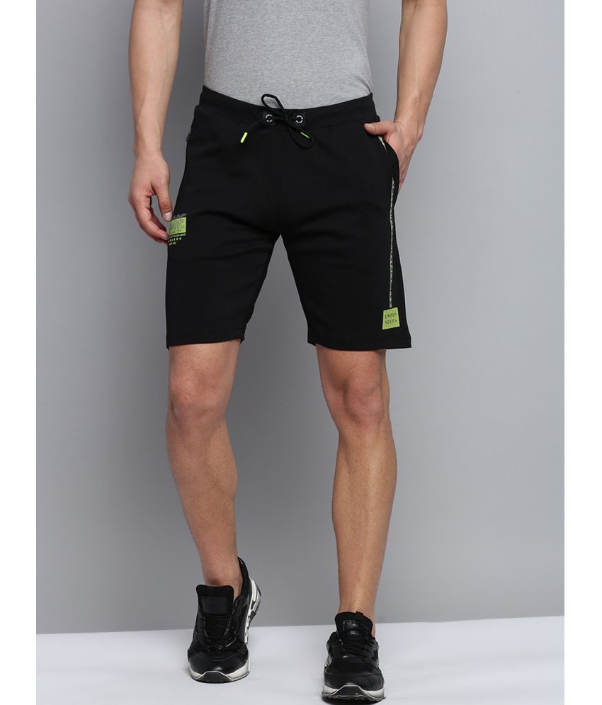     			Showoff - Black Polyester Men's Shorts ( Pack of 1 )