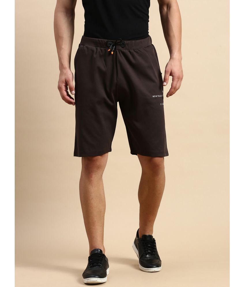     			Showoff - Coffee Polyester Men's Shorts ( Pack of 1 )