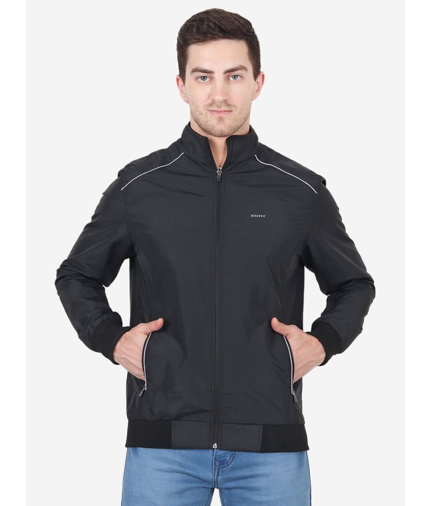    			xohy Nylon Men's Casual Jacket - Black ( Pack of 1 )