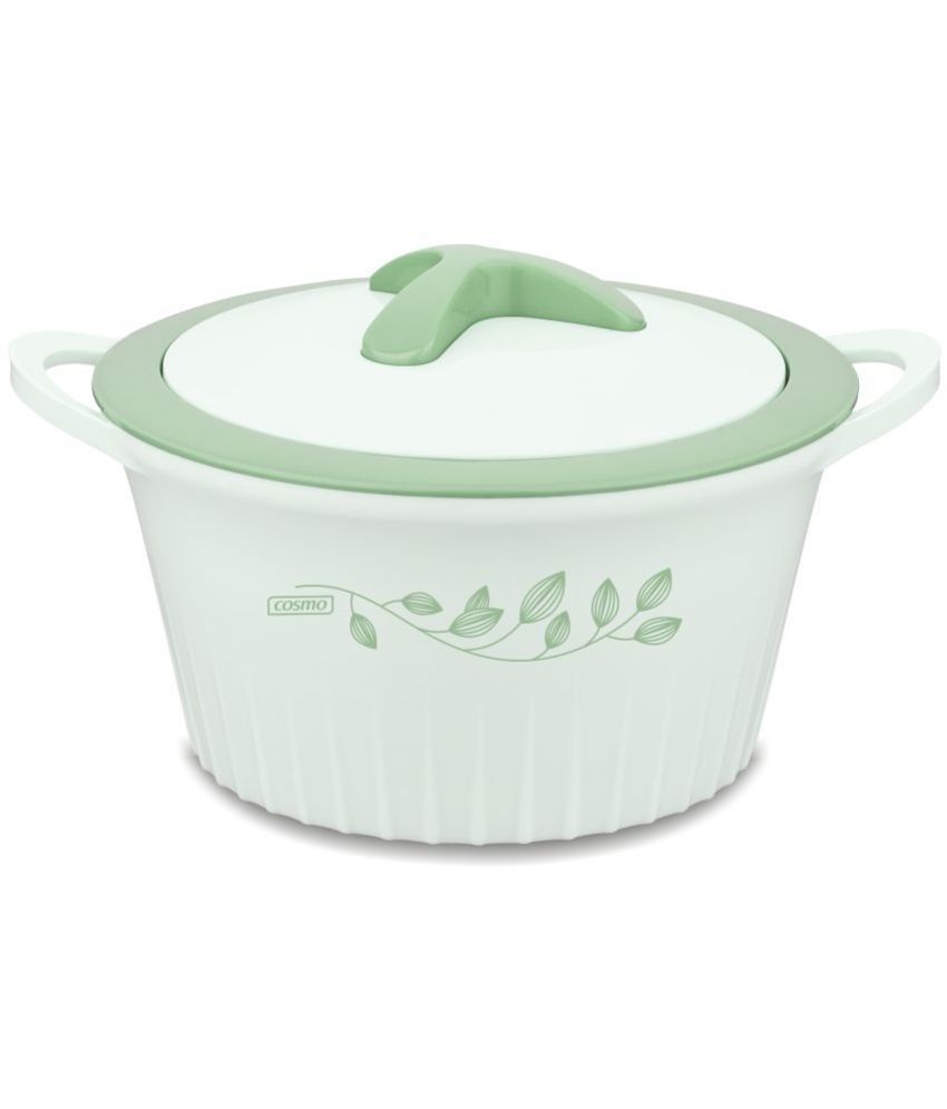     			Cosmo Green Plastic Thermoware Casserole ( Set of 1 , 3200 mL )