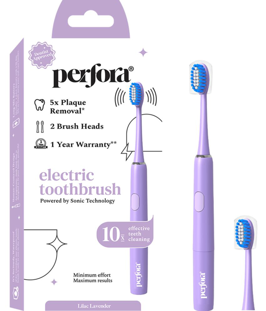     			Perfora Electric Toothbrush Lilac Lavender