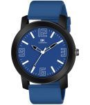 IIK COLLECTION - Blue Silicon Analog Men's Watch