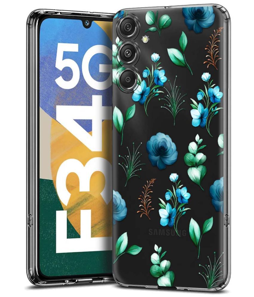     			NBOX - Multicolor Printed Back Cover Silicon Compatible For Samsung Galaxy F34 5G ( Pack of 1 )