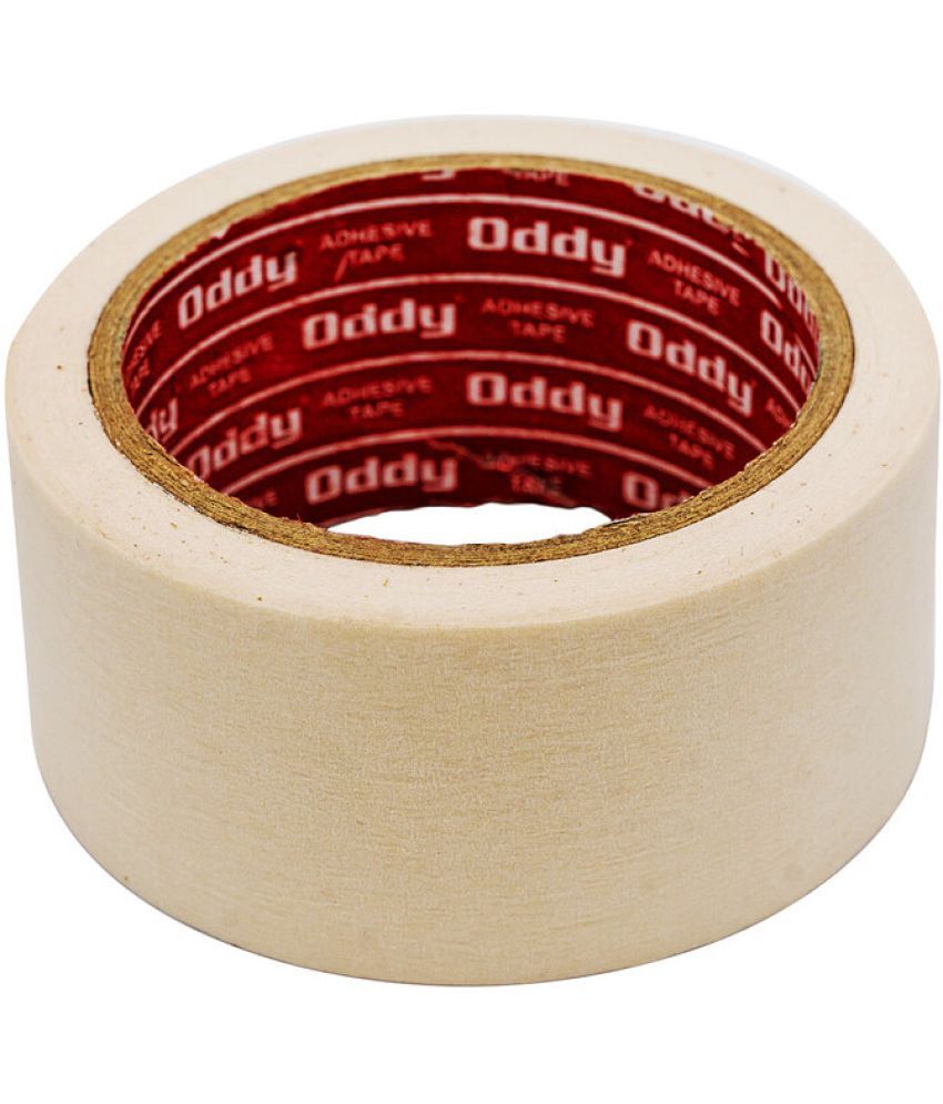     			Oddy - Off White Single Sided Masking Tape ( Pack of 3 )