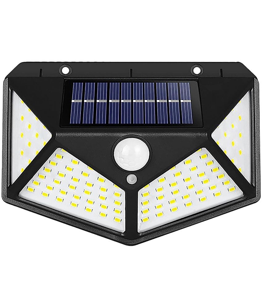     			Solar 100-LED Motion Sensor Outdoor Light IP65 Waterproof Wireless Led Solar Outdoor Lights Bright for Backyard Garden Fence Patio Front Door Garage Deck