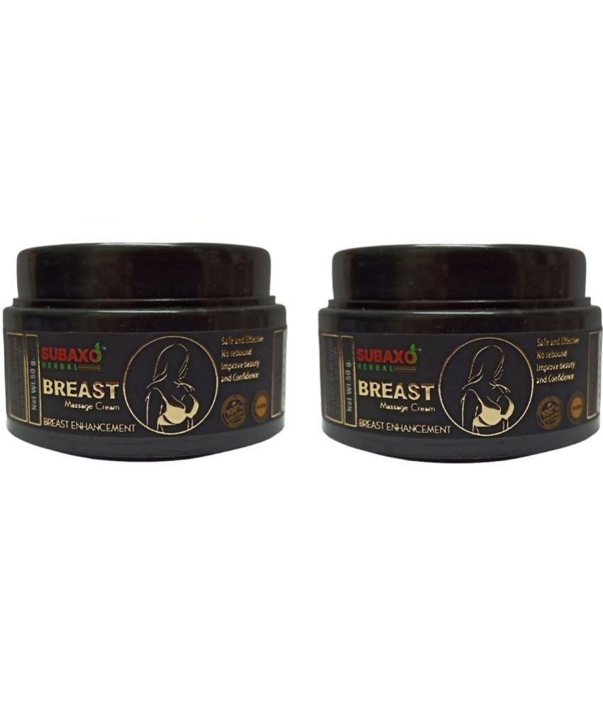     			Subaxo Herbal Massage Cream For Women Shaping, Firming, Tightening Shaping & Firming Cream 50 g Pack of 2