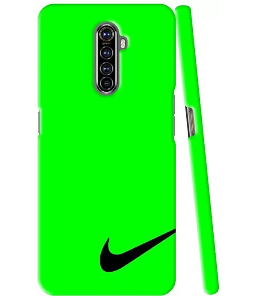     			T4U THINGS4U - Fluorescent Green Printed Back Cover Polycarbonate Compatible For OPPO Reno Ace ( Pack of 1 )