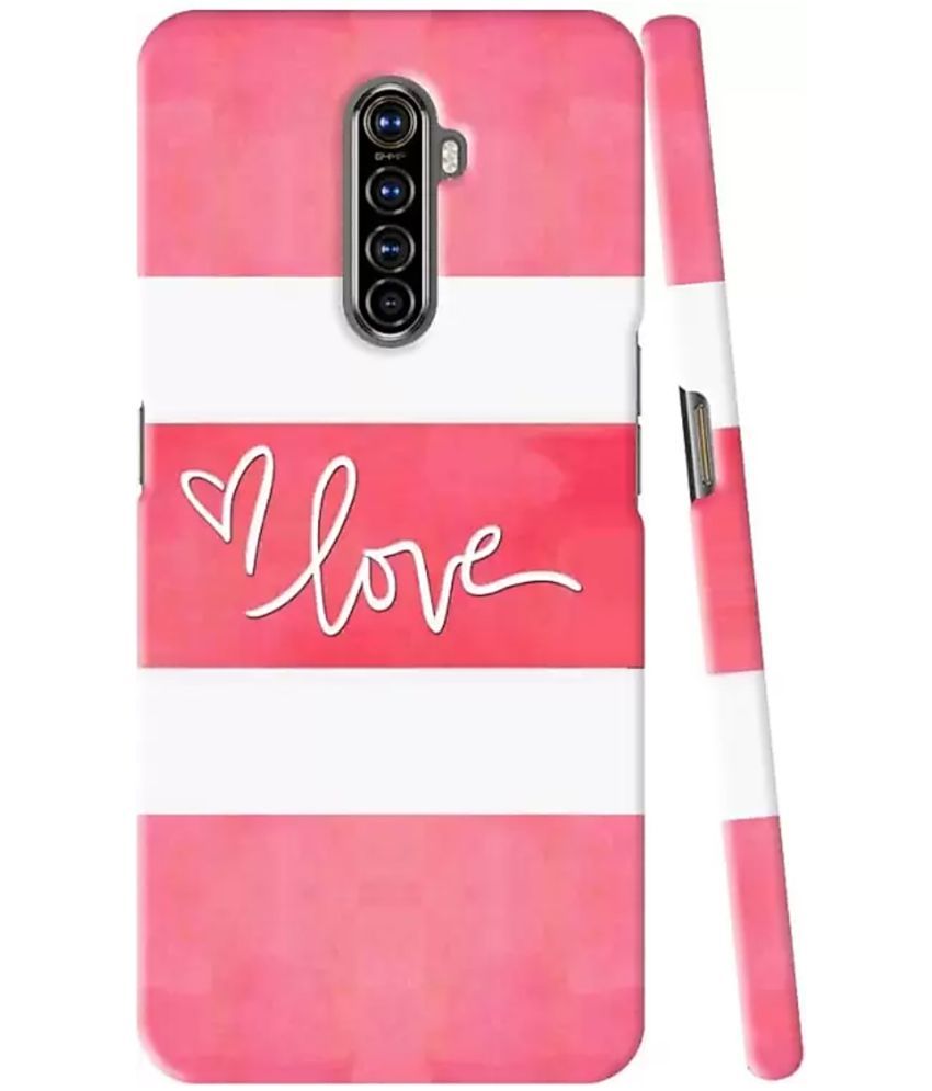     			T4U THINGS4U - Fluorescent Pink Printed Back Cover Polycarbonate Compatible For OPPO Reno Ace ( Pack of 1 )