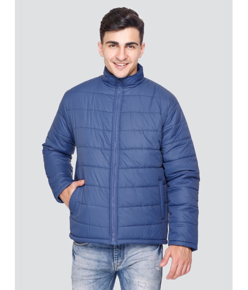     			Trooika Polyester Men's Down Jacket - Blue ( Pack of 1 )