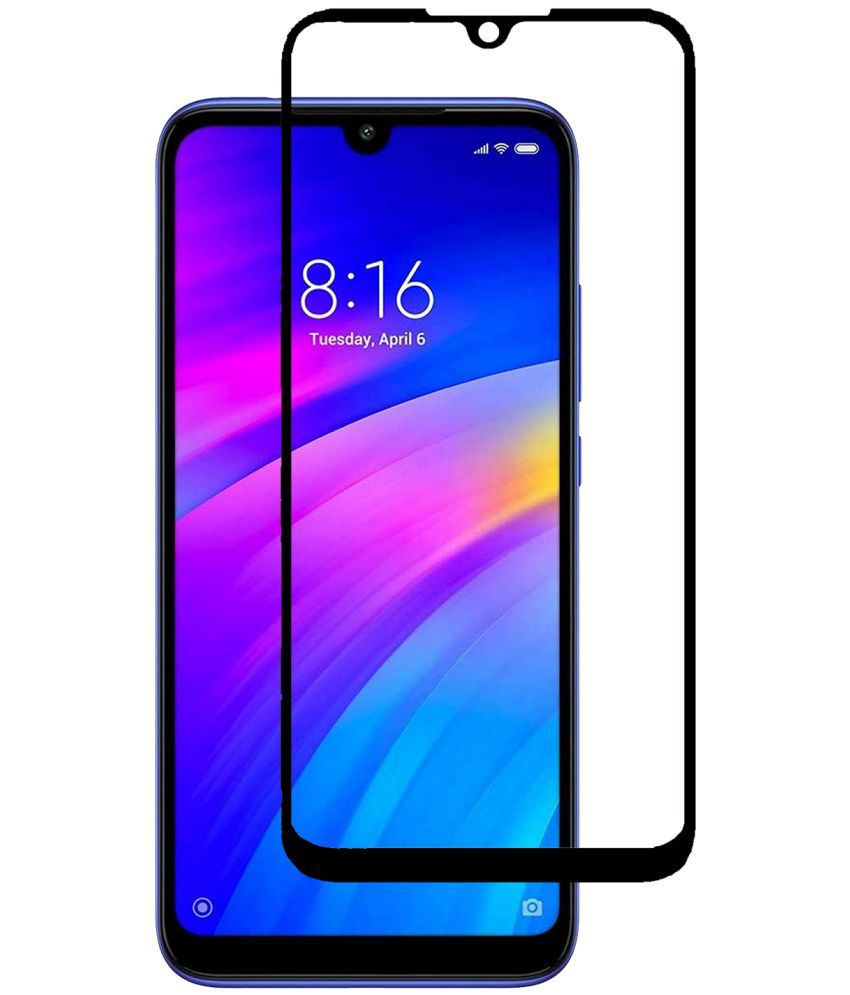     			forego - Tempered Glass Compatible For Xiaomi Redmi 7 ( Pack of 1 )