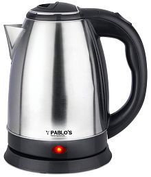 pablos Silver 1.8 litres Metal Multifunctional Kettle