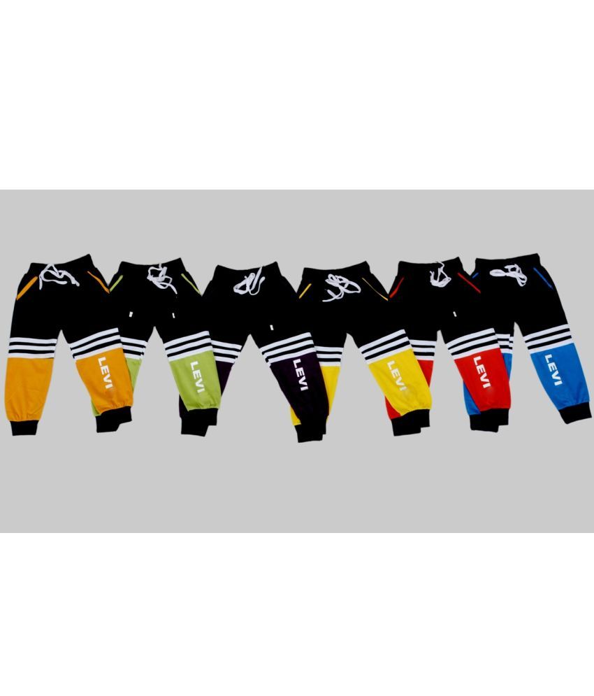     			DIAMOND EXPORTER Pack of 6 Boys Cotton Blend Trackpant ( Multicolor )