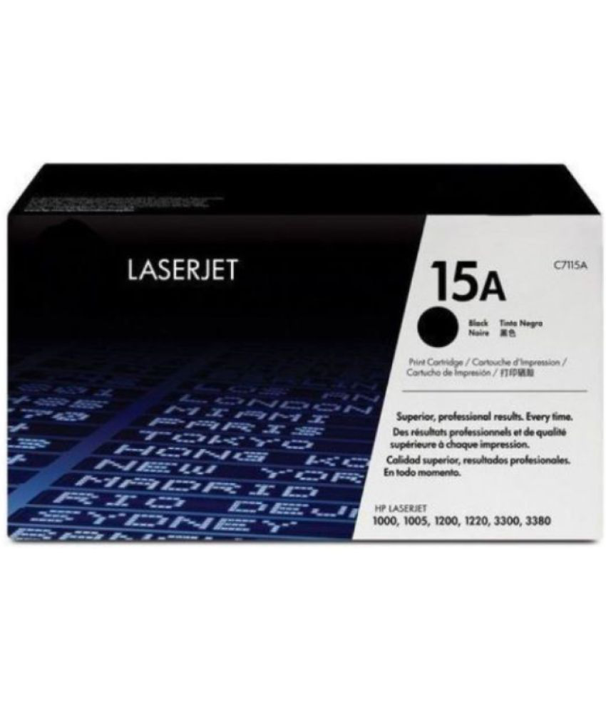     			ID CARTRIDGE 15A Black Single Cartridge for For use LaserJet 1200 , 1200n , 1005w ,1220 ,3300mfp , 3330mfp
