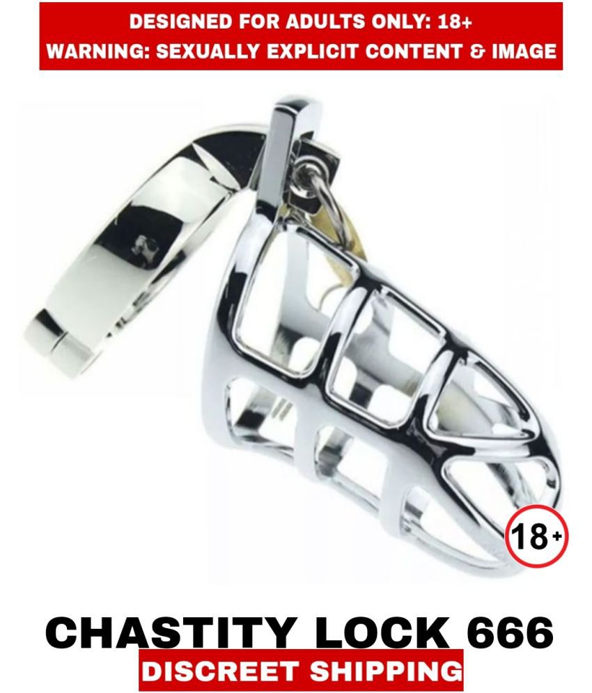     			MALE ADULT Sex TOYS CHASTITY 666 PENIS LOCK With Key Device CHASTITY cage Lightweight Sexual Wellness Stainless Steel CHASTITY 666 for Men