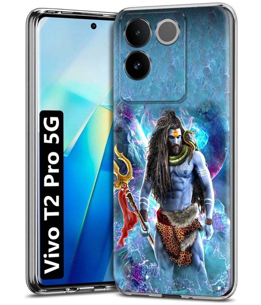     			NBOX - Multicolor Printed Back Cover Silicon Compatible For Vivo T2 Pro 5G ( Pack of 1 )