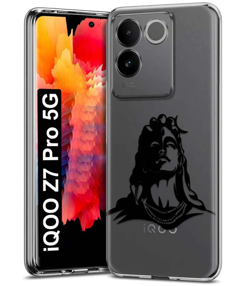     			NBOX - Multicolor Printed Back Cover Silicon Compatible For iQOO Z7 Pro 5G ( Pack of 1 )