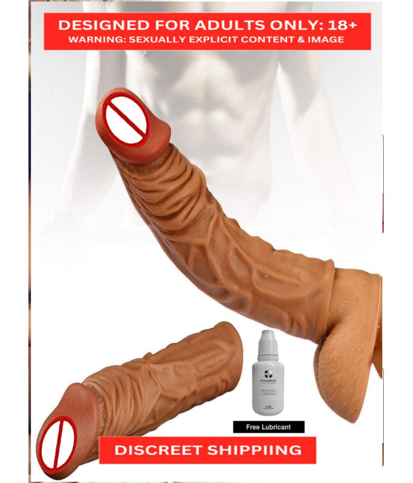     			Realistic and Flexible- Waterproof easy to wash and easy to use Silicone Material Penis sleeve for Long-Lasting Pleasure