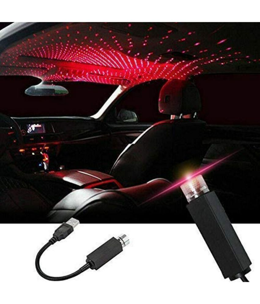     			USB Portable Adjustable Flexible Interior Car Night Light for Decoration with Romantic Galaxy Atmosphere, Car Ceiling, Bedroom, Party