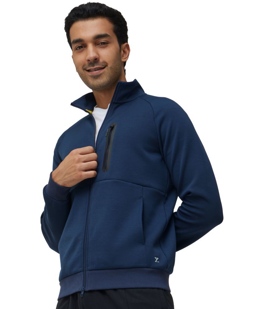     			XYXX Cotton Blend Men's Casual Jacket - Blue ( Pack of 1 )