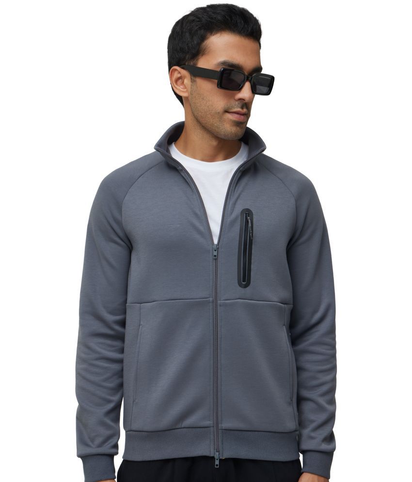     			XYXX Cotton Blend Men's Casual Jacket - Grey ( Pack of 1 )
