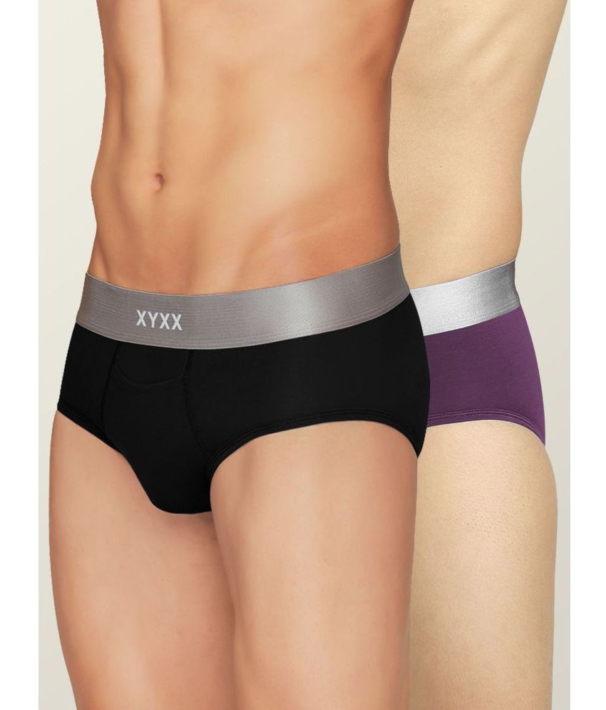     			XYXX Pack of 2 Modal Briefs For Men's ( Multicolor )