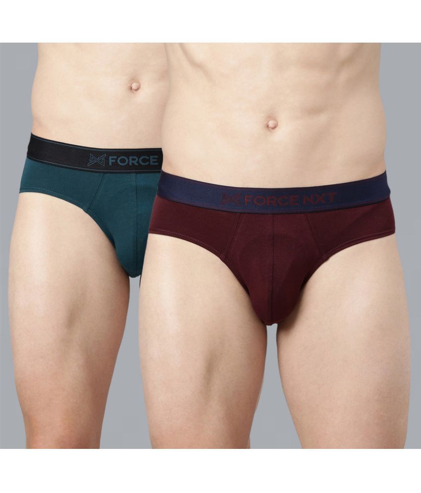     			Force NXT Pack of 2 Cotton Men's Briefs ( Multicolor )