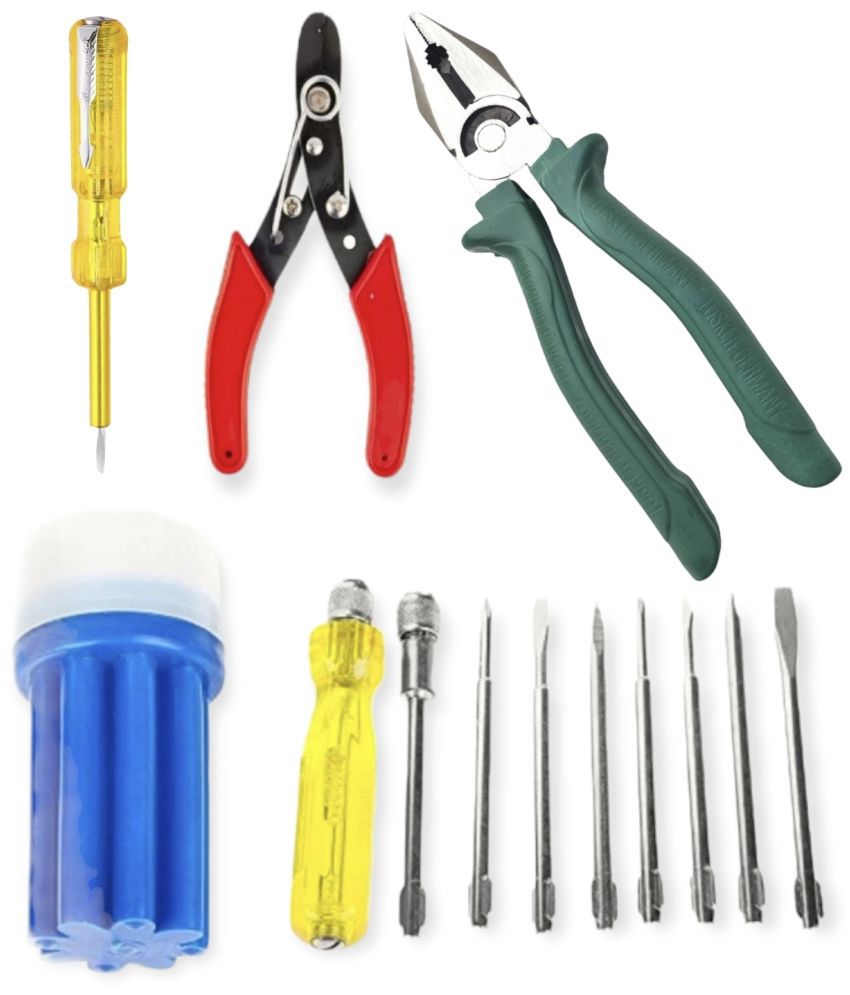     			SKY BLUE MULTIPURPOSE PROFESSIONAL HOME & OFFICE USED HAND TOOL,S KIT ( 4 PIECE )