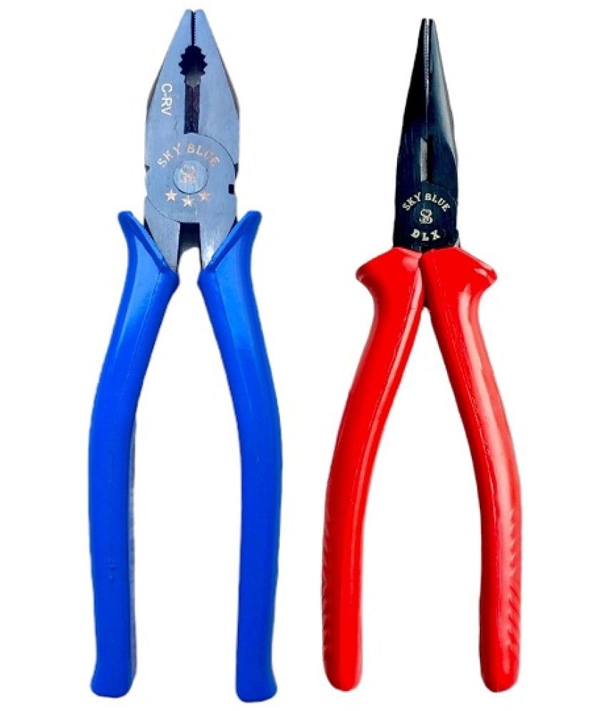     			Sky Blue Combination Hand Tool's Multipurpose Professional Home & Office Used Tool's Kit  ( 2 Piece )