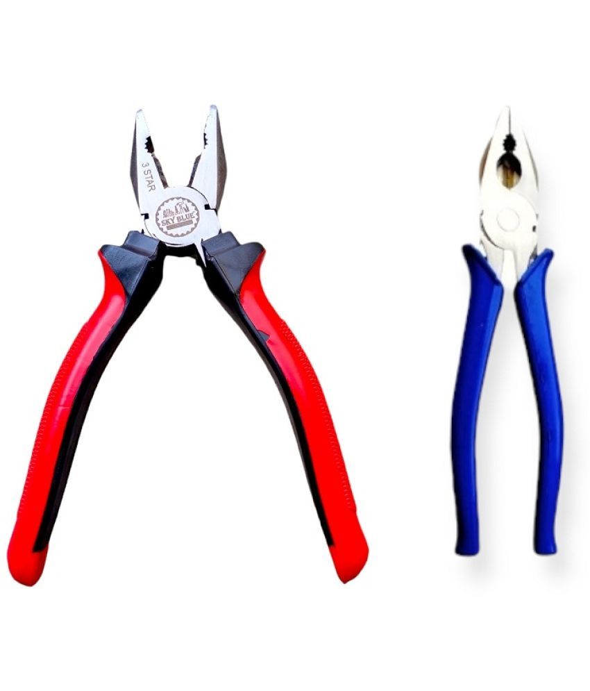     			Sky Blue Combination Hand Tool's Multipurpose Professional Home & Office Used Tool's Kit  ( 2 Piece )