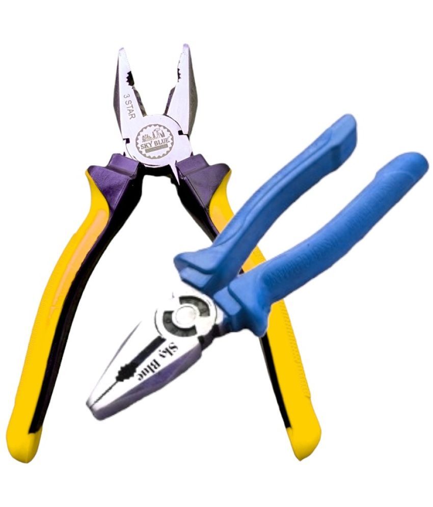     			Sky Blue Combination Hand Tool's Multipurpose Professional Home & Office Used Tool's Kit  ( 2 Piece )