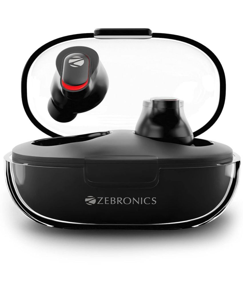 Zebronics Zeb-Sound Bomb N2 Bluetooth True Wireless (TWS) In Ear 3 Hours Playback Active Noise cancellation IPX5(Splash & Sweat Proof) White