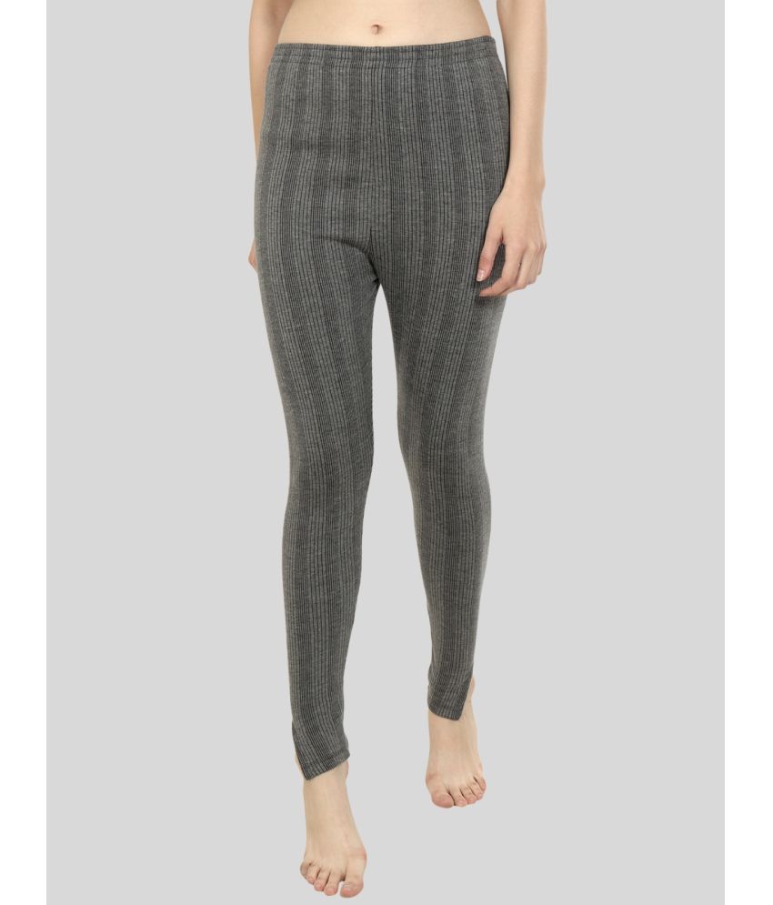     			Zeffit Cotton Blend Thermal Bottoms - Grey Pack of 1