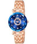 Jainx Rose Gold Metal Analog Womens Watch