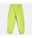 MINI KLUB Pack of 1 Baby Boys Cotton Trackpant ( Lime Green )